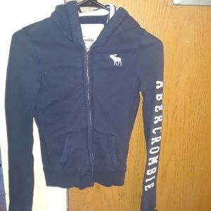 Girls Abercrombie Zip Up Hoodie Size Medium